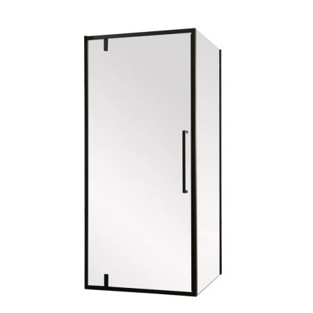 Душова кабіна BEVEL SC01-90x90x195-TR без піддону, прозоре скло 6мм, BLACK (MI6864)